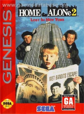 Cover Home Alone 2 - Lost in New York for Genesis - Mega Drive